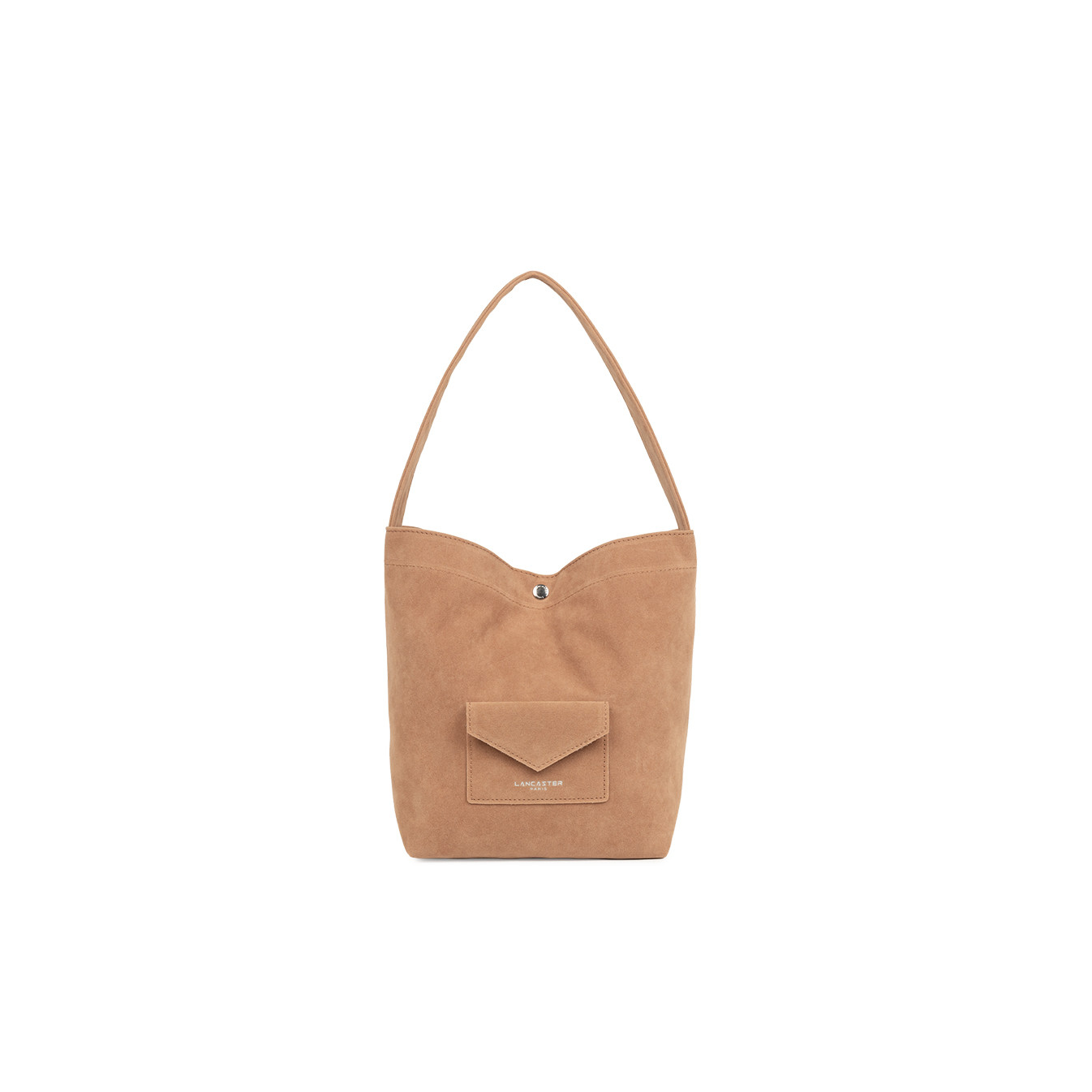 Lancaster Suedine KBA Mini Bucket Bag 518-060 Mocha