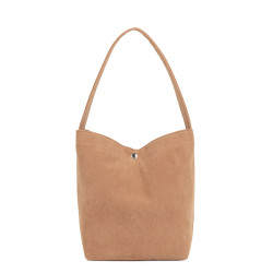 Lancaster Suedine KBA Mini Bucket Bag 518-060 Mocha