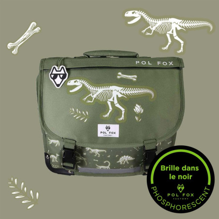 Pol Fox Reversible Backpack 38cm Jurassic