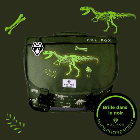 Pol Fox Reversible Backpack 38cm Jurassic