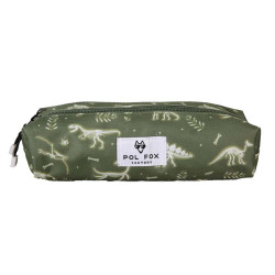 Pol Fox Double Compartment Jurassic Pencil Case