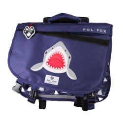 Pol Fox Trolley School Bag 38cm Shark