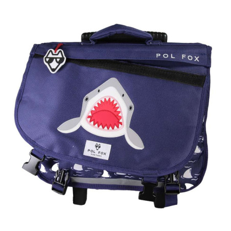 Pol Fox Trolley School Bag 38cm Shark
