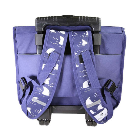 Pol Fox Trolley School Bag 38cm Shark