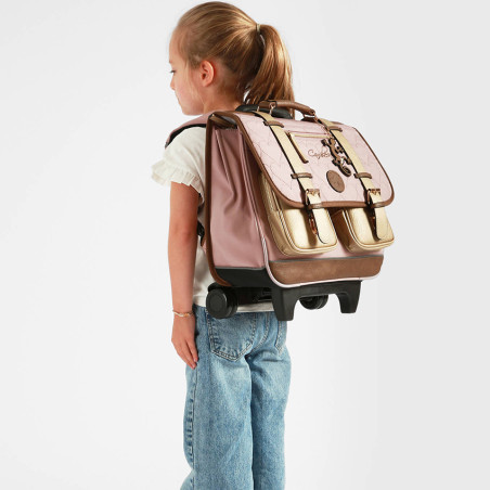 Caméléon Vintage Fantasy Wheeled Backpack 38cm Cozy Heart