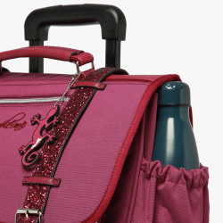 Chameleon Vintage Fantasy Wheeled School Bag 41cm Glossy Cherry