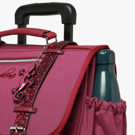 Chameleon Vintage Fantasy Wheeled School Bag 41cm Glossy Cherry