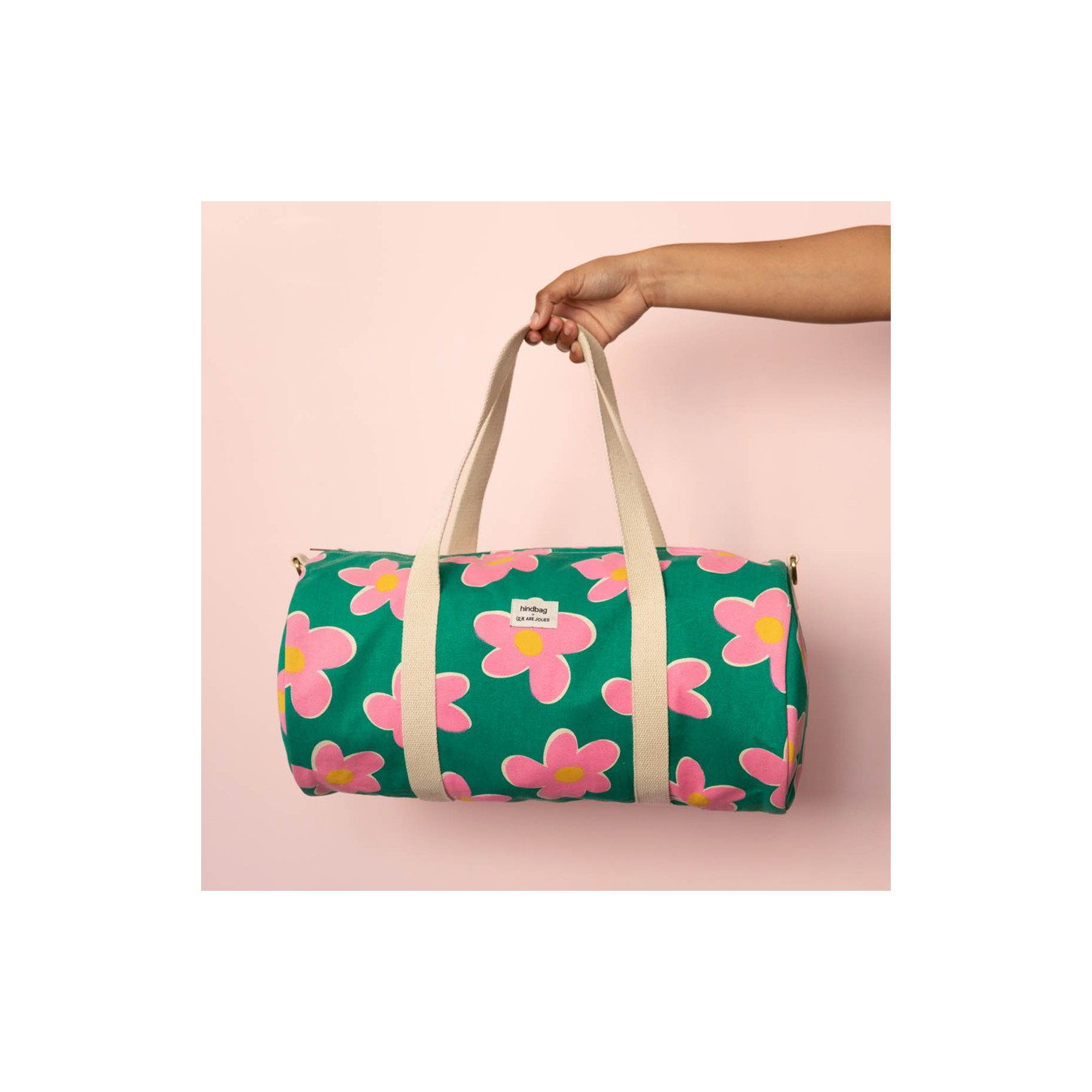 Hindbag Simon We Are Jolies Polka Dot Bag Big Flowers
