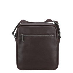Arthur and Aston Danny Large Crossbody Bag for Men in Chestnut Leather