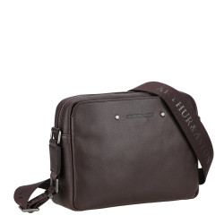 Arthur and Aston Danny Small Satchel for Men in Chestnut Leather