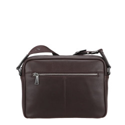 Arthur and Aston Danny Small Satchel for Men in Chestnut Leather