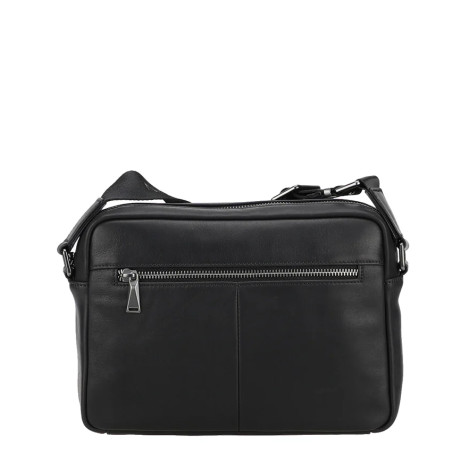 Arthur and Aston Danny Small Satchel for Men in Black Leather