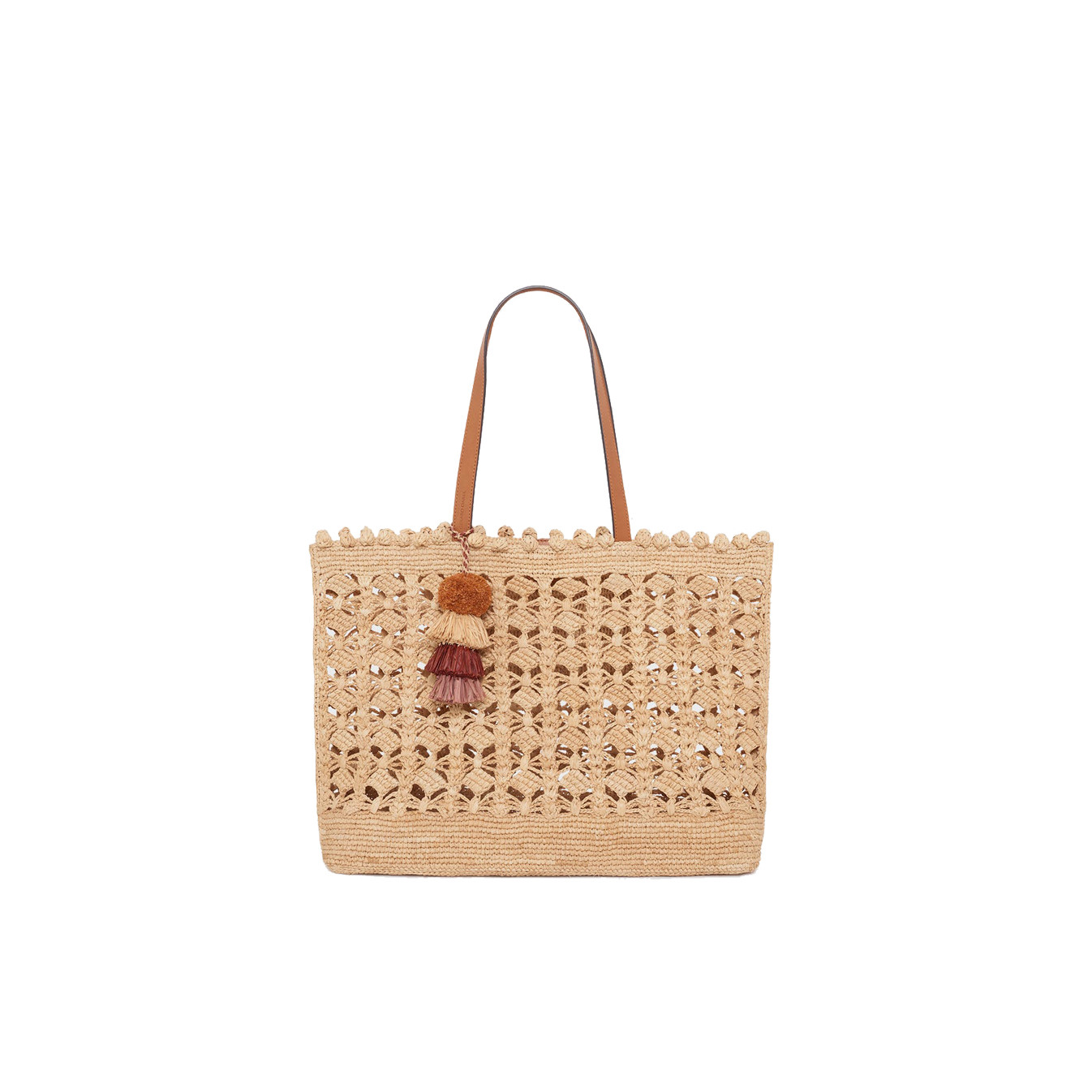 Gérard Darel Sandra Raffia Tote Bag with Twine