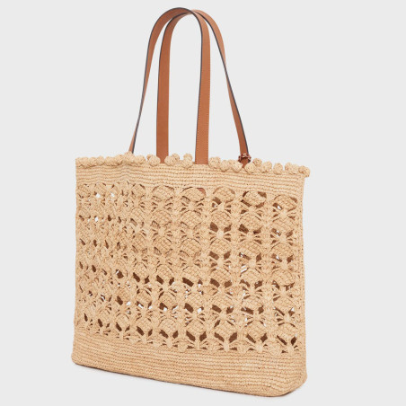 Gérard Darel Sandra Raffia Tote Bag with Twine