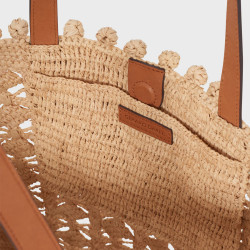 Gérard Darel Sandra Raffia Tote Bag with Twine