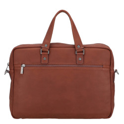 Arthur & Aston Arsène Large Document Holder in Leather for Men Cognac