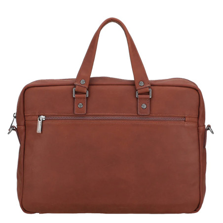 Arthur & Aston Arsène Large Document Holder in Leather for Men Cognac
