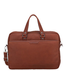 Arthur & Aston Arsène Large Document Holder in Leather for Men Cognac