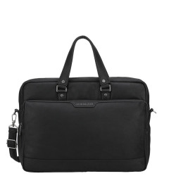 Arthur & Aston Arsène Large Document Holder in Leather for Men - Black