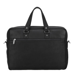 Arthur & Aston Arsène Large Document Holder in Leather for Men - Black
