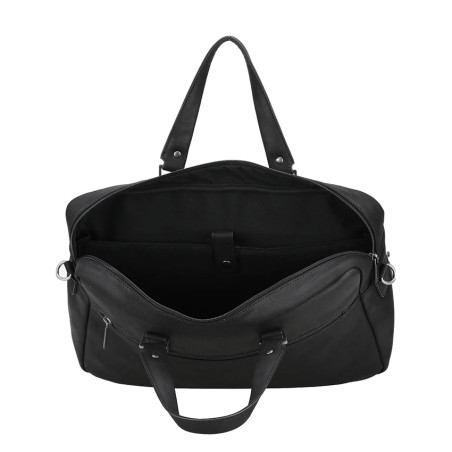 Arthur & Aston Arsène Large Document Holder in Leather for Men - Black