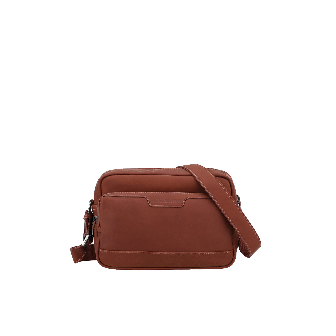 Arthur & Aston Arsène Small Crossbody Leather Bag 2 Compartments fo...