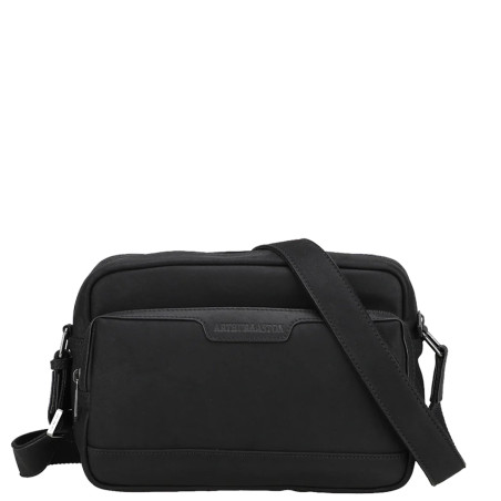 Arthur & Aston Arsène Small Crossbody Leather Bag 2 Compartments fo...