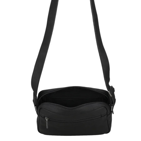 Arthur & Aston Arsène Small Crossbody Leather Bag 2 Compartments fo...