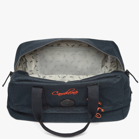 Cameleon Vintage Urban Sports Bag Navy Orange Stitchin