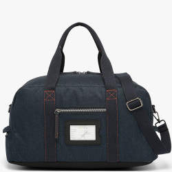 Cameleon Vintage Urban Sports Bag Navy Orange Stitchin