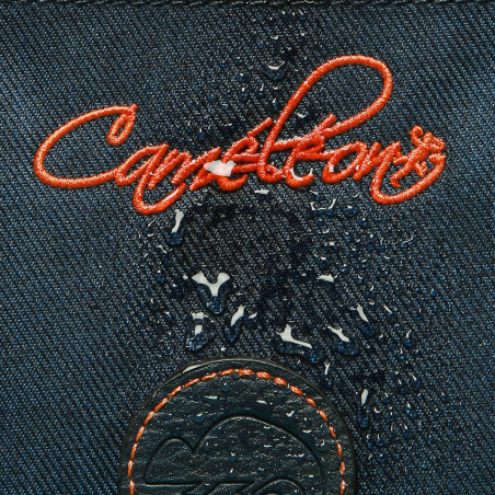 Cameleon Vintage Urban Sports Bag Navy Orange Stitchin