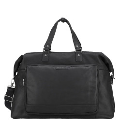 Arthur & Aston Arsène Carry-On Travel Bag in Black Leather