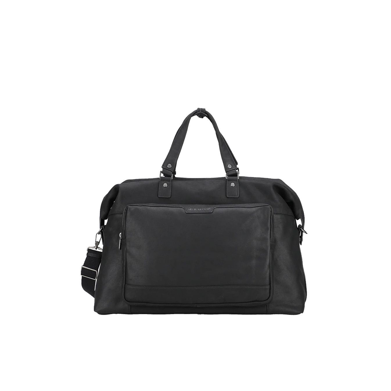 Arthur & Aston Arsène Carry-On Travel Bag in Black Leather