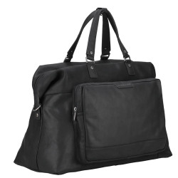 Arthur & Aston Arsène Carry-On Travel Bag in Black Leather