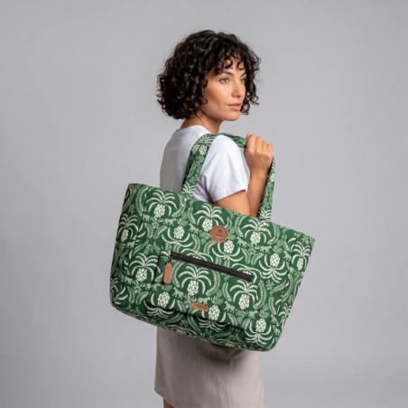 Cabaïa Tote Bag Taille L 16" Mardin porté
