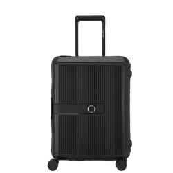 Delsey Vauban Hard Shell Carry-On Suitcase 4 Wheels 55 CM TSA Black