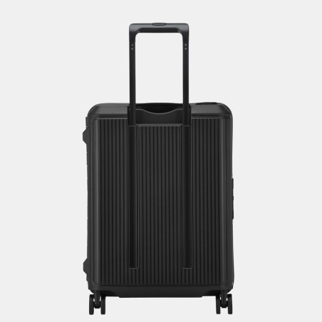 Delsey Vauban Hard Shell Carry-On Suitcase 4 Wheels 55 CM TSA Black