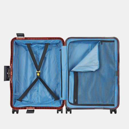 Delsey Vauban Hard Shell Carry-On Suitcase 4 Wheels 55 CM TSA Terra...