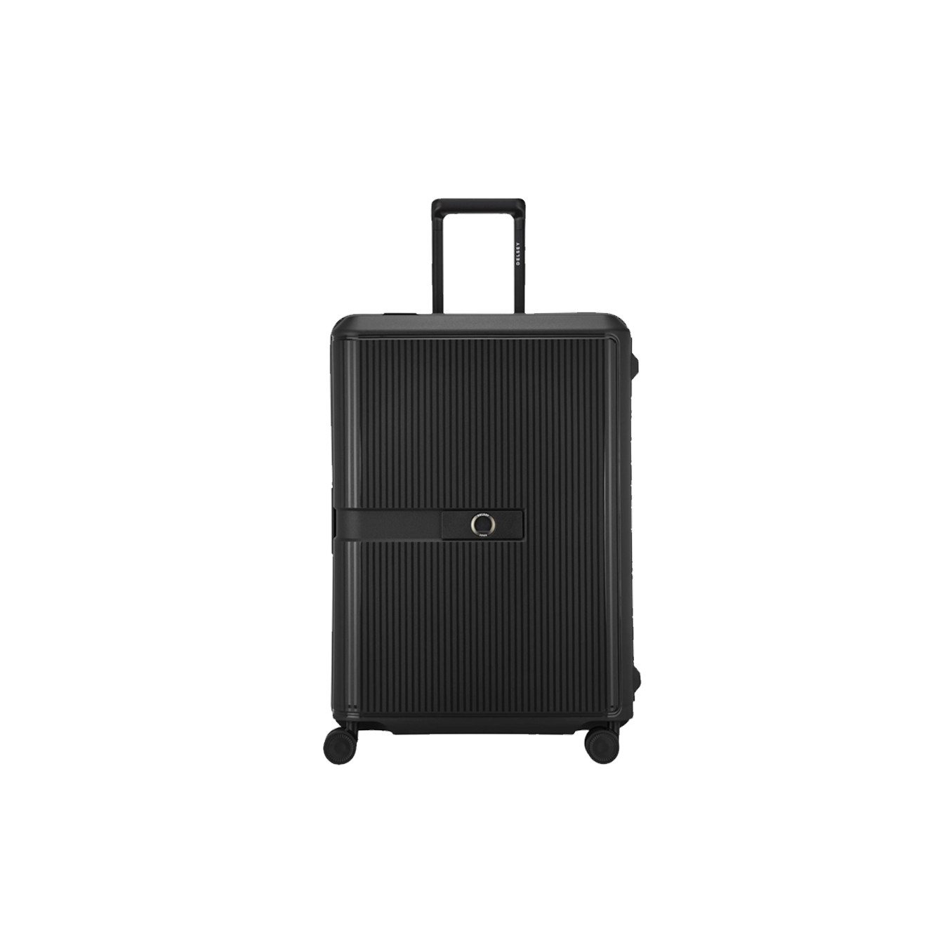Delsey Vauban Hard Shell 4-Wheel 70 CM TSA Black Suitcase