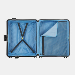 Delsey Vauban Hard Shell 4-Wheel 70 CM TSA Black Suitcase