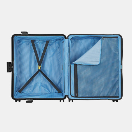 Delsey Vauban Hard Shell 4-Wheel 70 CM TSA Black Suitcase