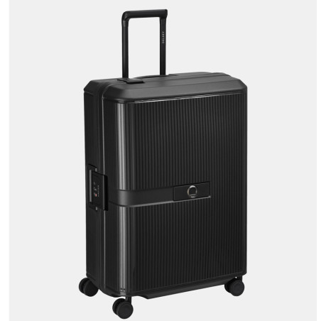 Delsey Vauban Hard Shell 4-Wheel 70 CM TSA Black Suitcase