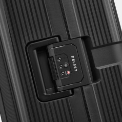 Delsey Vauban Hard Shell 4-Wheel 70 CM TSA Black Suitcase