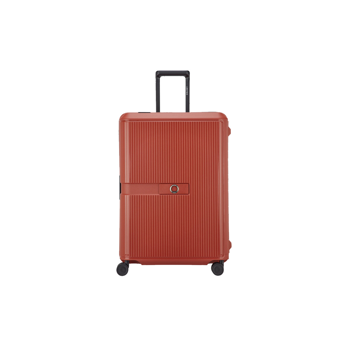 Delsey Vauban Hard Shell 4-Wheel 70 CM TSA Terracotta Luggage