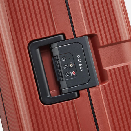 Delsey Vauban Hard Shell 4-Wheel 70 CM TSA Terracotta Luggage