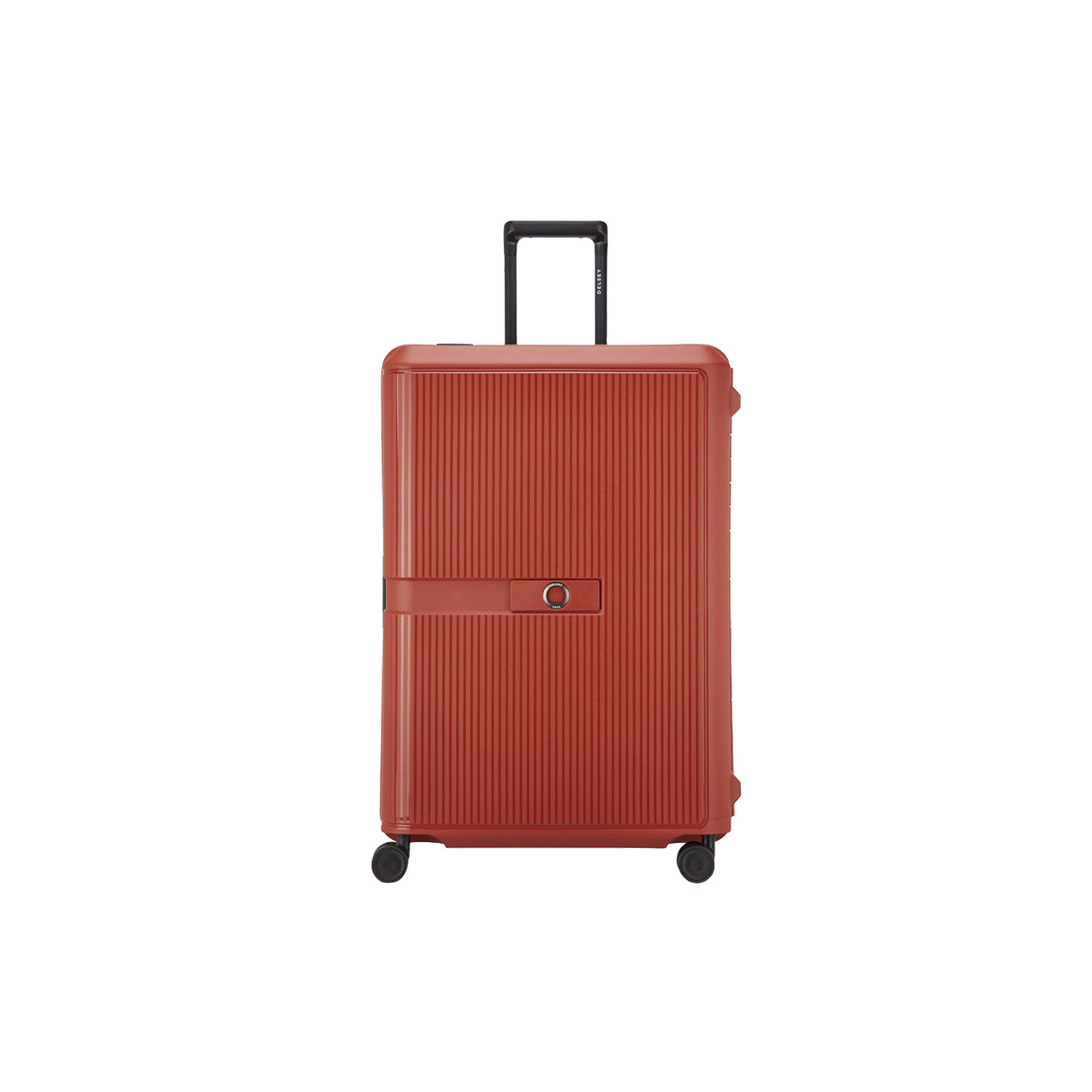 Delsey Vauban Hard Shell 4-Wheel 76 CM TSA Terracotta Luggage