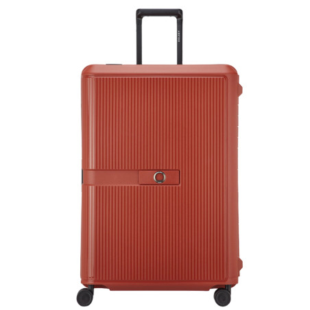 Delsey Vauban Hard Shell 4-Wheel 76 CM TSA Terracotta Luggage