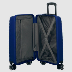 Jump Inlu Carry-on Rigid Ultra-Light 4 Wheels Tsa 55Cm Petrol Blue