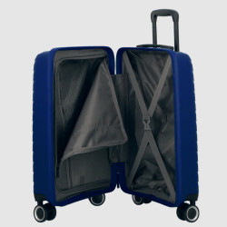 Jump Inlu Carry-on Rigid Ultra-Light 4 Wheels Tsa 55Cm Petrol Blue