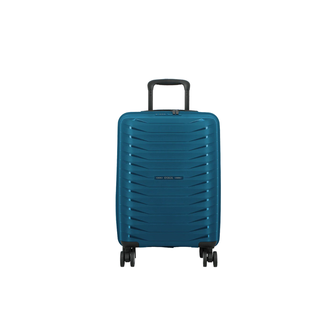 Jump Inlu Carry-on Rigid Ultra-Light 4 Wheels Tsa 55Cm Petrol Blue